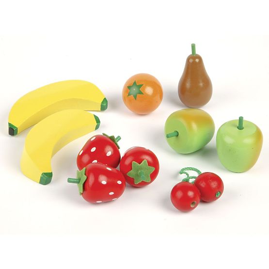 Tidlo Lădiță din lemn cu fructe