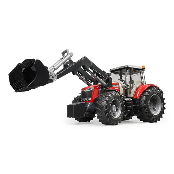 Tractor Bruder MASSEY FERGUSON 7624 cu încărcător frontal