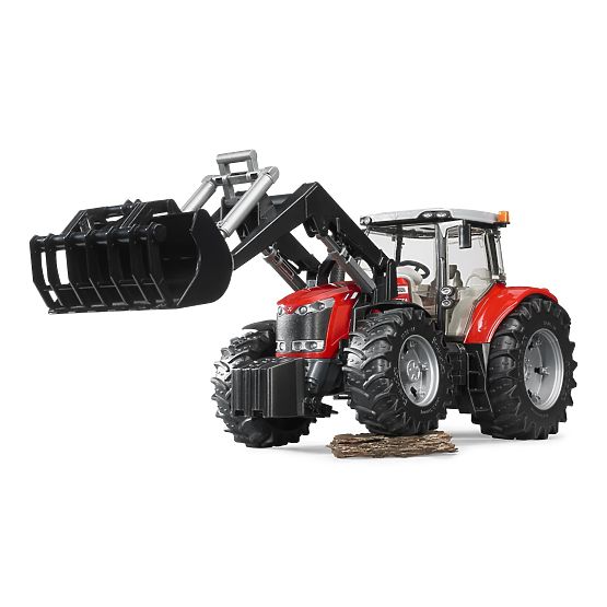 Tractor Bruder MASSEY FERGUSON 7624 cu încărcător frontal