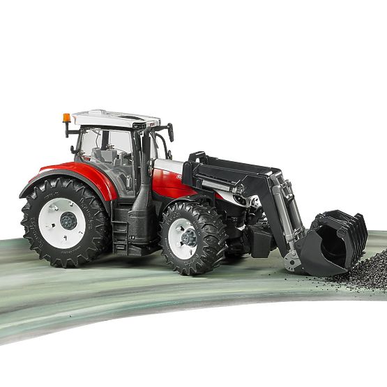 Tractor Bruder Steyr 6300 Terrus CVT cu încărcător frontal