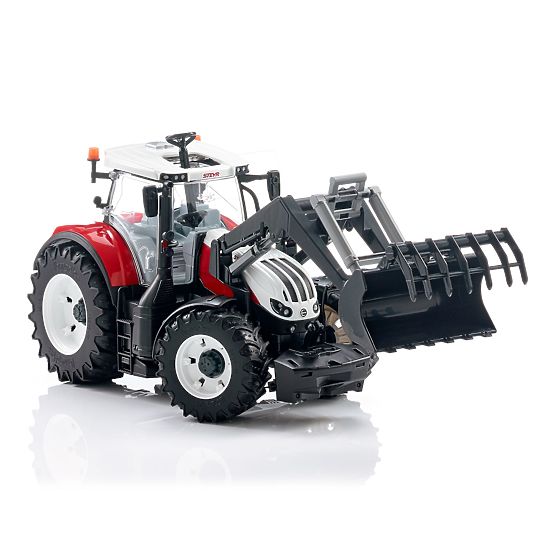 Tractor Bruder Steyr 6300 Terrus CVT cu încărcător frontal
