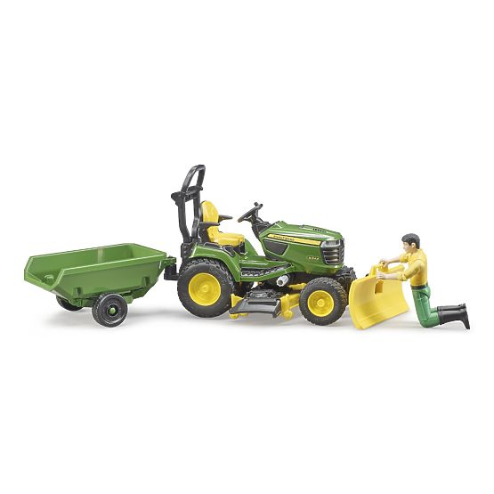 Tractor de grădină Bruder John Deere X949 cu grădinar