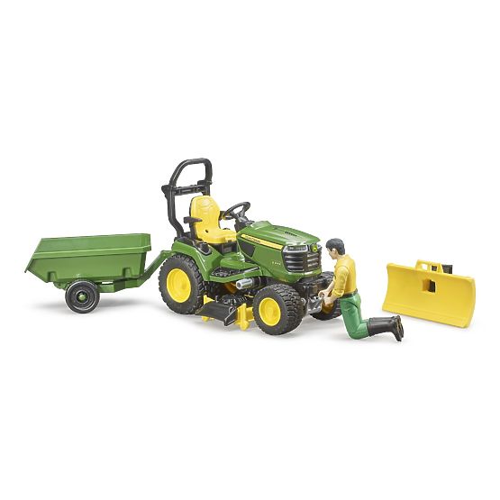 Tractor de grădină Bruder John Deere X949 cu grădinar