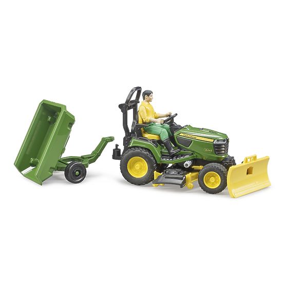 Tractor de grădină Bruder John Deere X949 cu grădinar