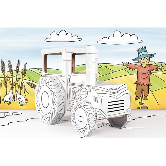 Tractor din carton MINI