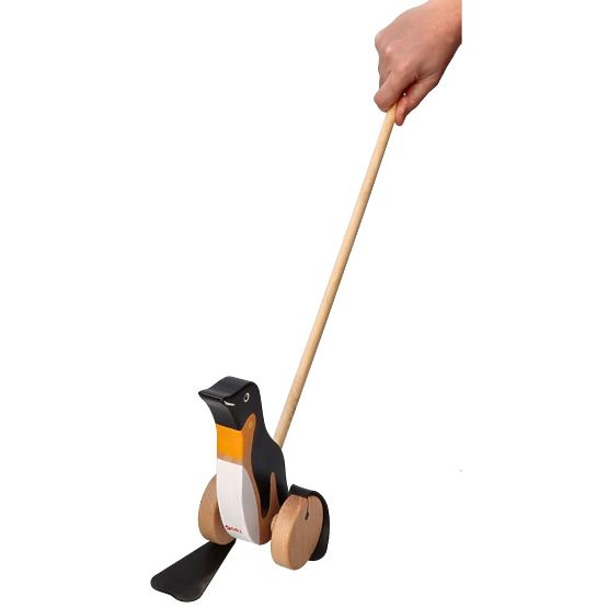 Trag de animal pe un băț - Pinguin