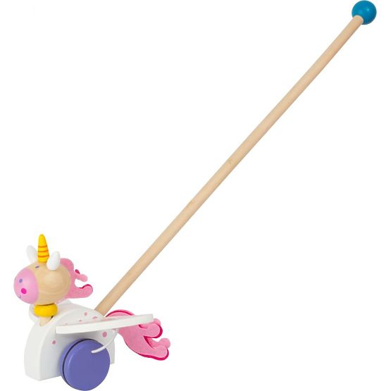 Tragerea animalului pe un stâlp - unicorn Luna