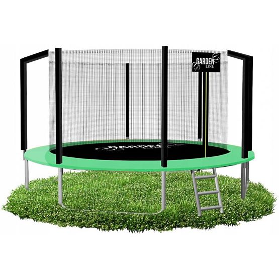 Trambulina Jumpy cu plasa interioara - 374 cm