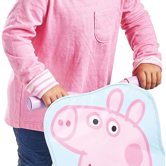 Trambulina pentru copii cu maner - Peppa Pig