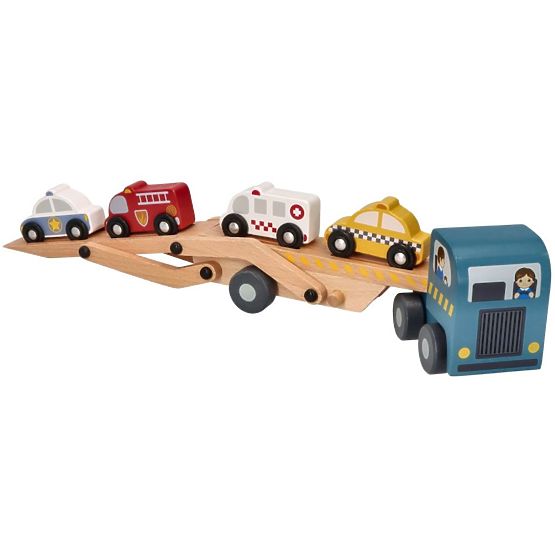 Transportor cu mașini de salvare