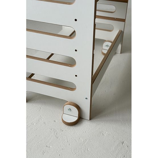 Turn pentru învățare pentru gemeni DOUBLE M - alb