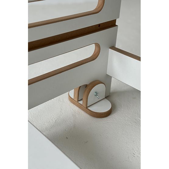 Turn pentru învățare pentru gemeni DOUBLE M - alb