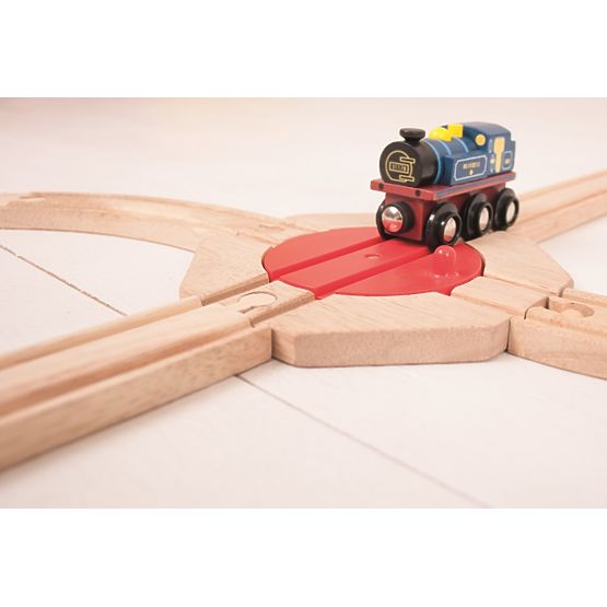 Turnichet Bigjigs Rail cu 4 ieșiri