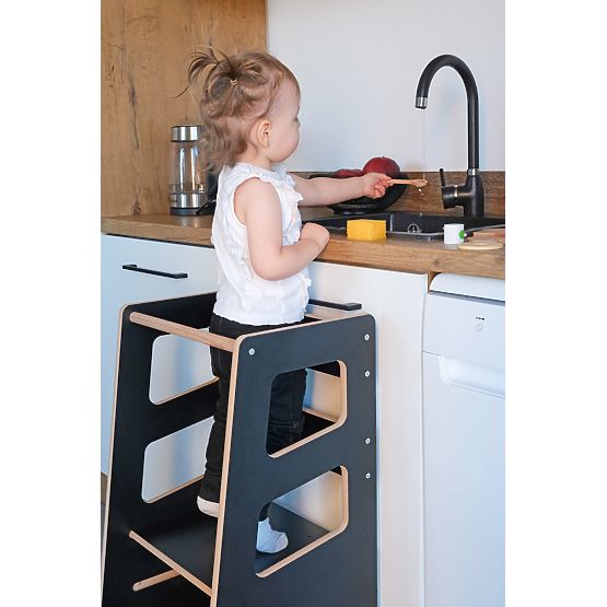 Turnul de învățare Montessori Quadro Black