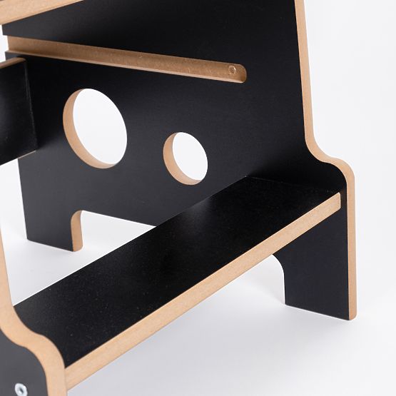 Turnul de învățare Montessori Rings Black