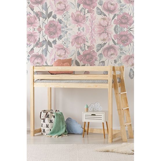 Pat înălțat pentru copii Tower - intrare din laterală