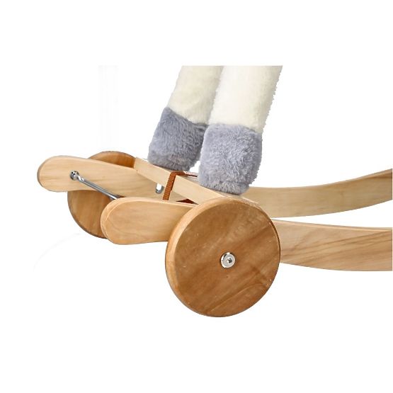 Unicorn balansoar auriu cu roți