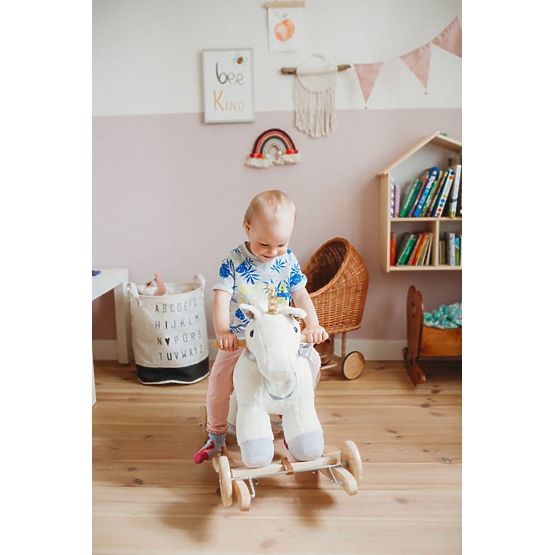 Unicorn balansoar cu roți