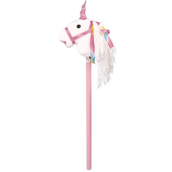 Unicorn pe băț Bianco Hobby Horse