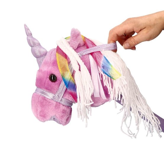 Unicorn pe băț Lila Hobby Horse