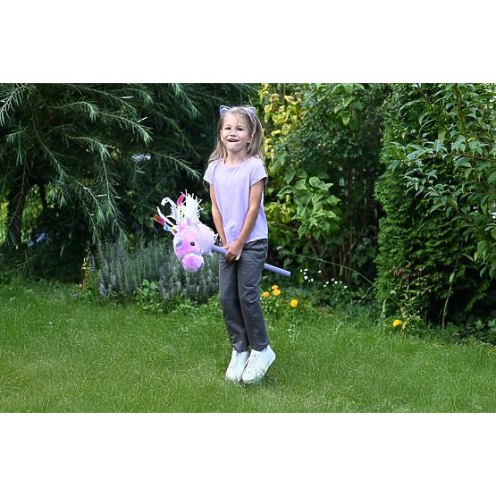 Unicorn pe băț Lila Hobby Horse