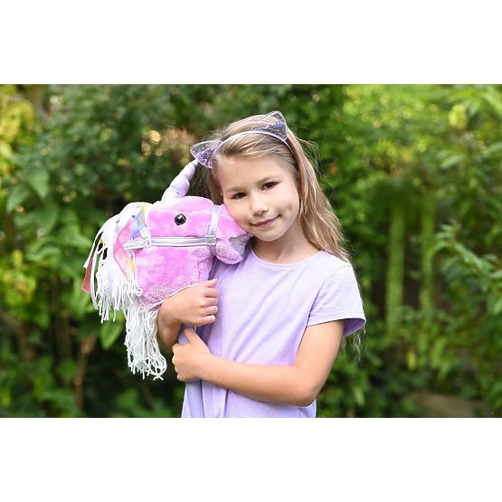 Unicorn pe băț Lila Hobby Horse