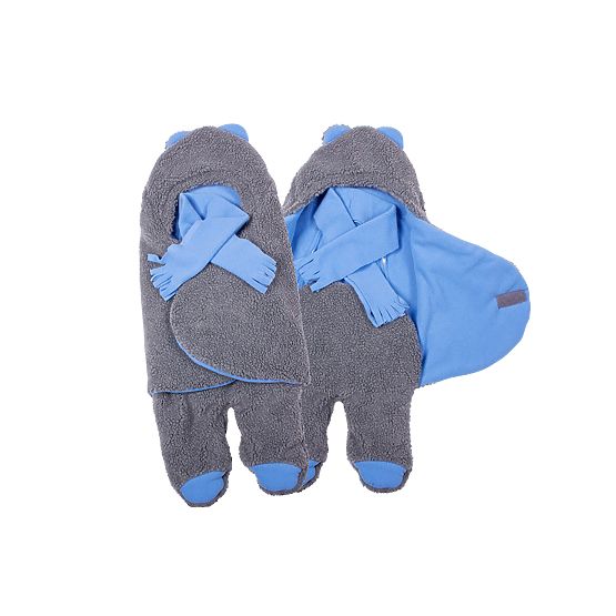 universal wrap / dormit sac la actor ambulant și scaune auto - gri / albastru eu