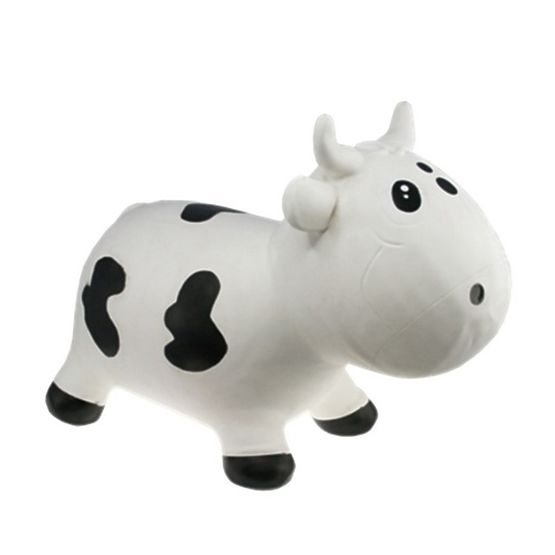 Vaca care sărită KIDZZFARM - Alb și negru