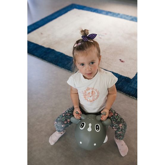 Vaca săritoare KIDZZFARM - Gri