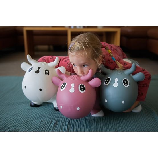 Vaca săritoare KIDZZFARM - Roz