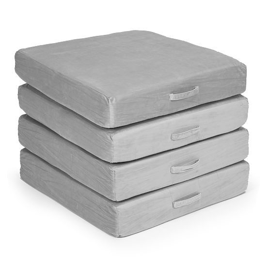 Canapea modulară mare pliabilă pentru copii DIY cu 8 perne moi - gri ECOTOYS