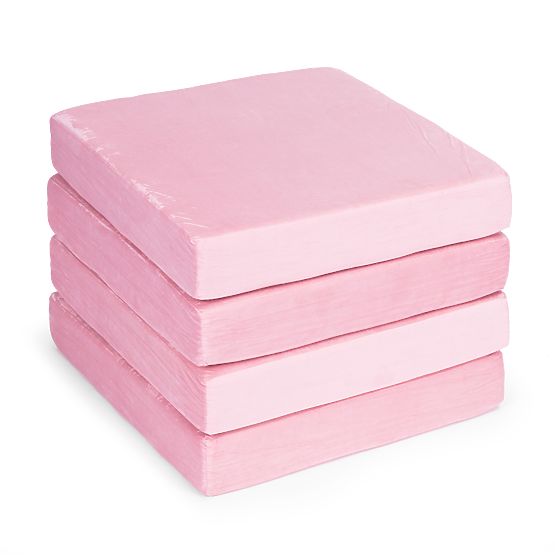 Canapea modulară mare pliabilă pentru copii pentru 2 persoane DIY 10 perne moi - roz ECOTOYS