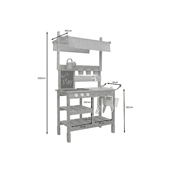 Bucătărie exterioară Montessori Ourbaby - Sandy