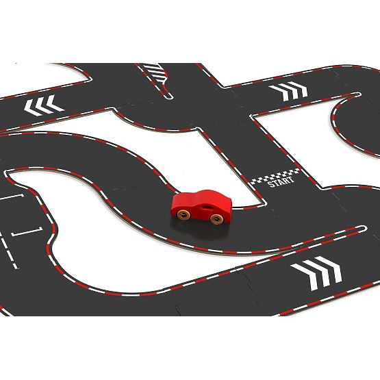 Vilac Circuit de curse Vilacity cu două fețe