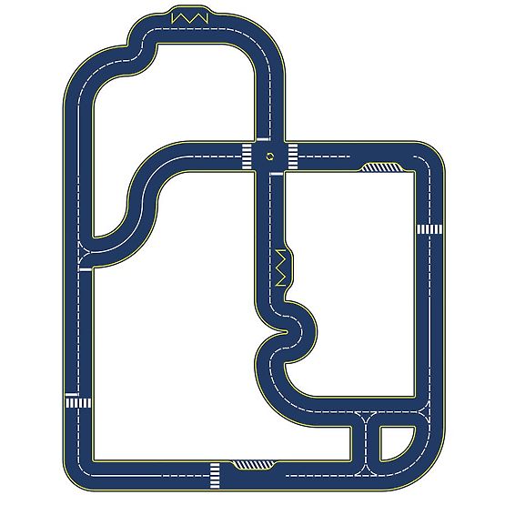 Vilac Circuit de curse Vilacity cu două fețe