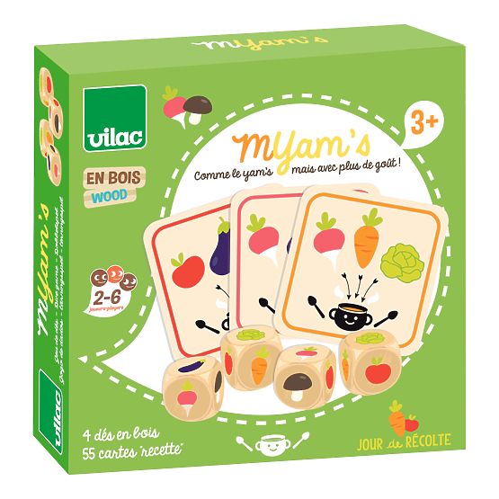 Vilac Joc cu zaruri Ziua recoltei