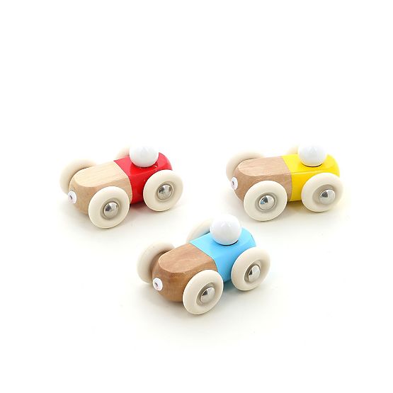 Vilac Mașinuță mini din lemn albastră