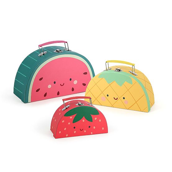 Vilac Set de 3 valize Fructe Delicioase Sarah Betz