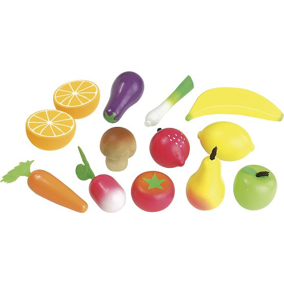 Vilac Set de fructe si legume din lemn