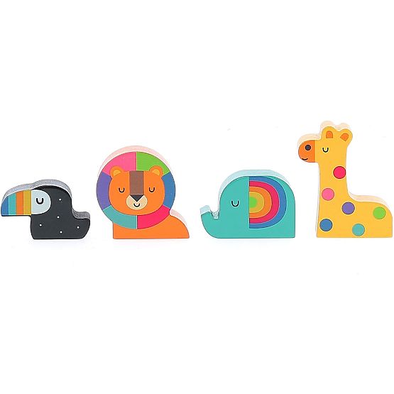 Vilac Tren colorat cu animale Andy Westface