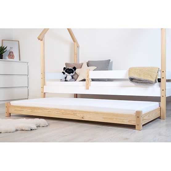 Pat suplimentar extensibil Vario cu saltea din spumă - natural