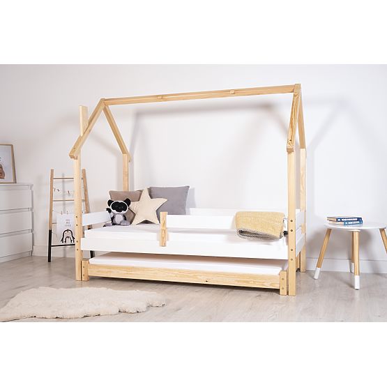Pat suplimentar extensibil Vario cu saltea din spumă - natural