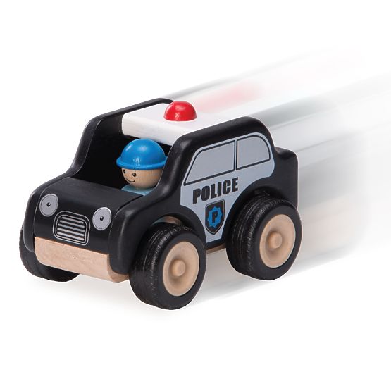 Wonderworld Vehicul de patrulare din lemn Mini