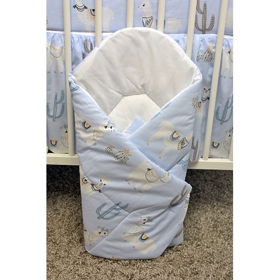 wrap lama - albastru