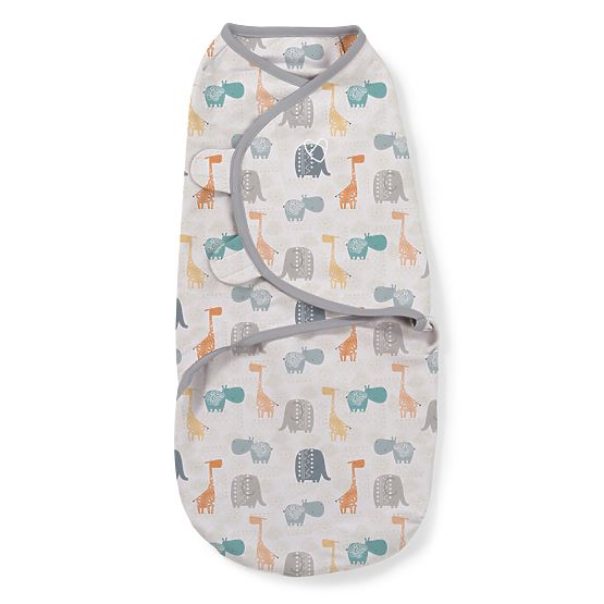 wrap Swaddleme jungle / gri