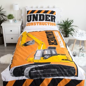 Lenjerie de pat cu efect luminos Bagr 140 x 200 cm + 70 x 90 cm, Sweet Home