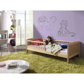 Pat pentru copii Junior natural 140x70 cm, Ourbaby