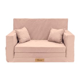 Canapea extensibila pentru copii Classic - Roz pudrat, FLUMI