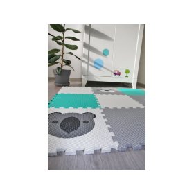 Covoraș de joc din spumă 9 buc - Koala, focă și labă, VYLEN