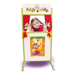 Teatru de papusi din lemn, 3Toys.com